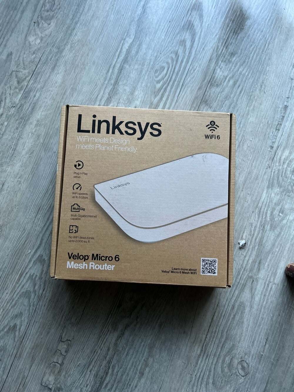 Linksys Velop Micro 6 AX3000 Dual-Band Mesh Wi-Fi 6 Router
